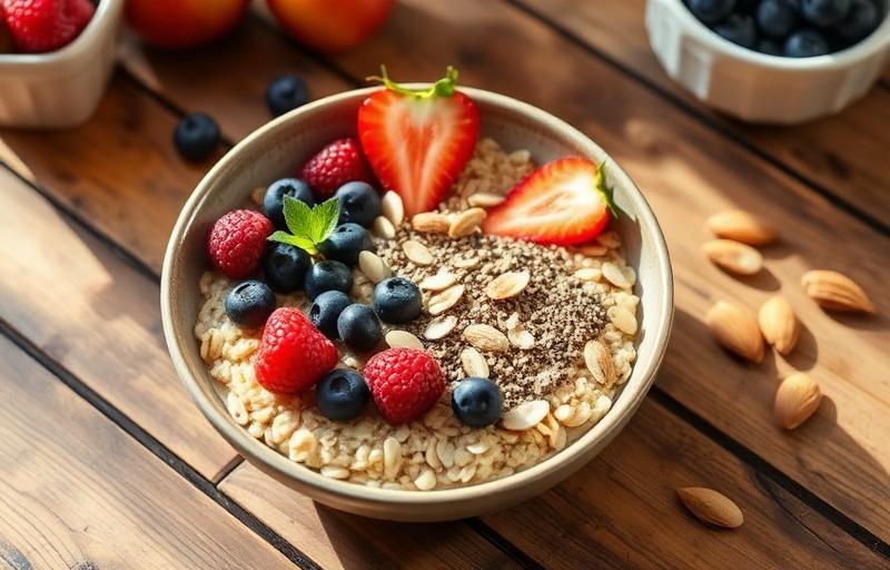 Diabetic-friendly daily meal spread